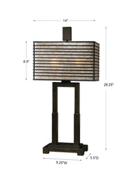 Uttermost Becton Modern Metal Table Lamp