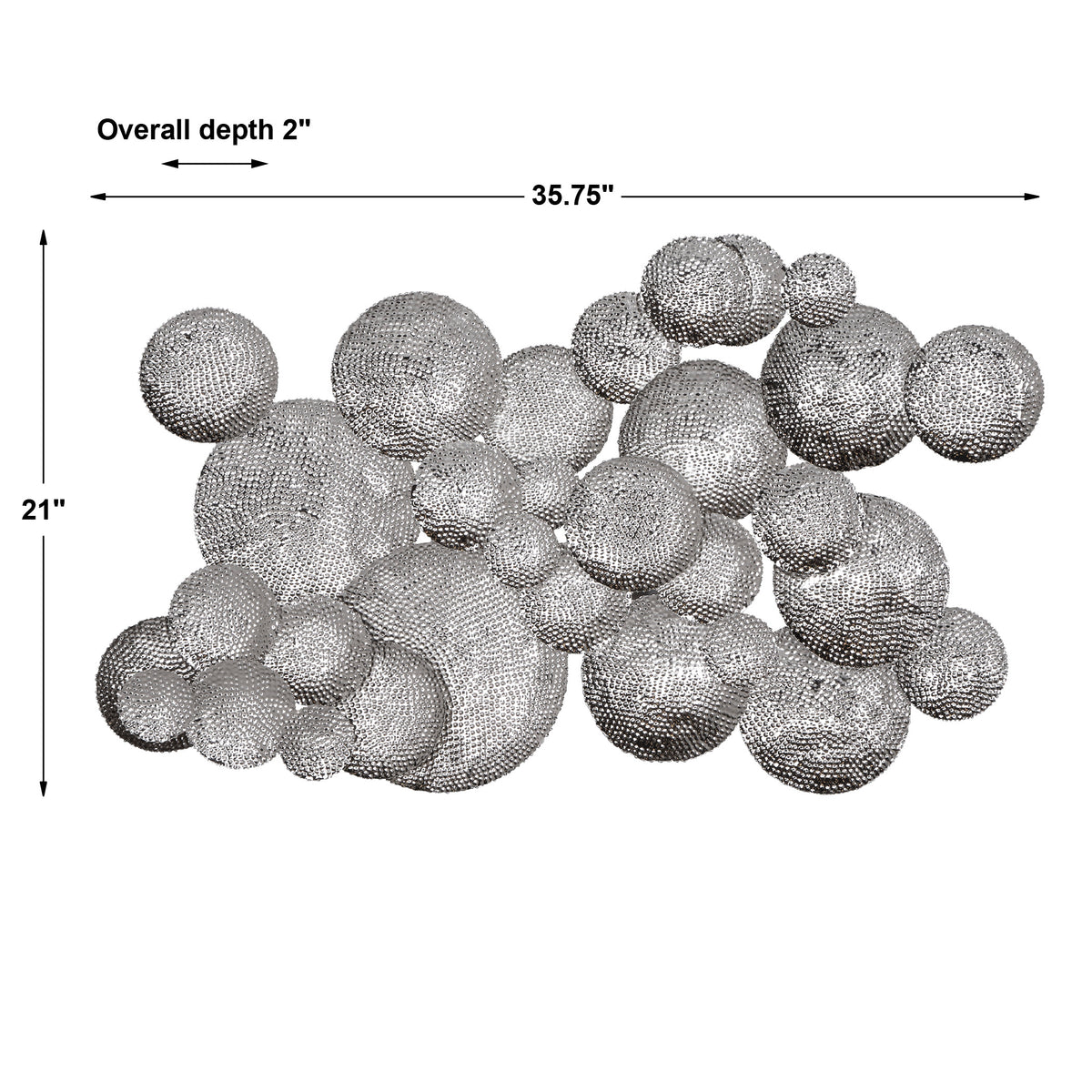 Uttermost Cassava Hammered Discs Wall Art