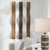 Uttermost Valdivia Serpentine Wall Decor, S/3