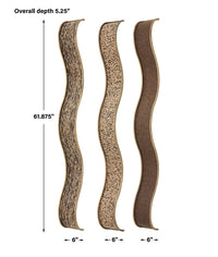 Uttermost Valdivia Serpentine Wall Decor, S/3