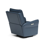 Spin Swivel Power Recliner with Power Headrest & Lumbar