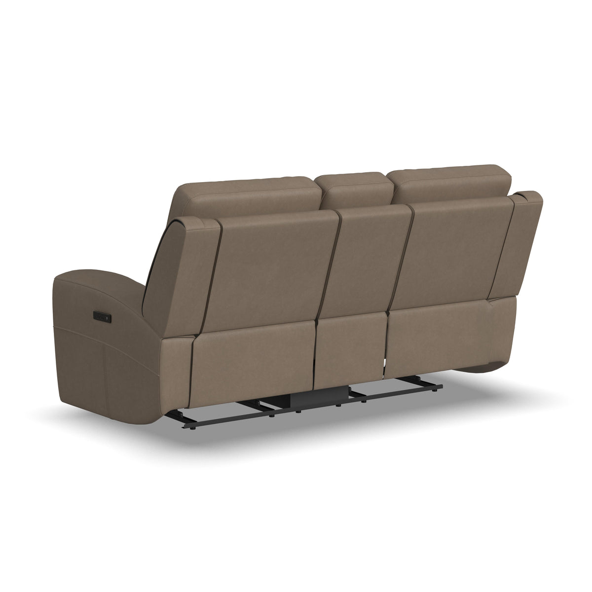 Iris Power Reclining Loveseat with Console & Power Headrests