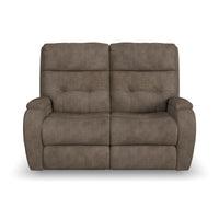 Strait Power Reclining Loveseat with Power Headrests