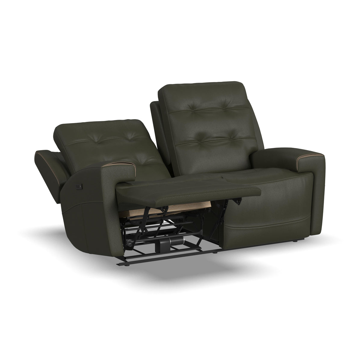 Iris Power Reclining Loveseat with Power Headrests