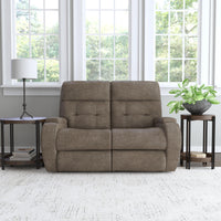 Strait Power Reclining Loveseat with Power Headrests