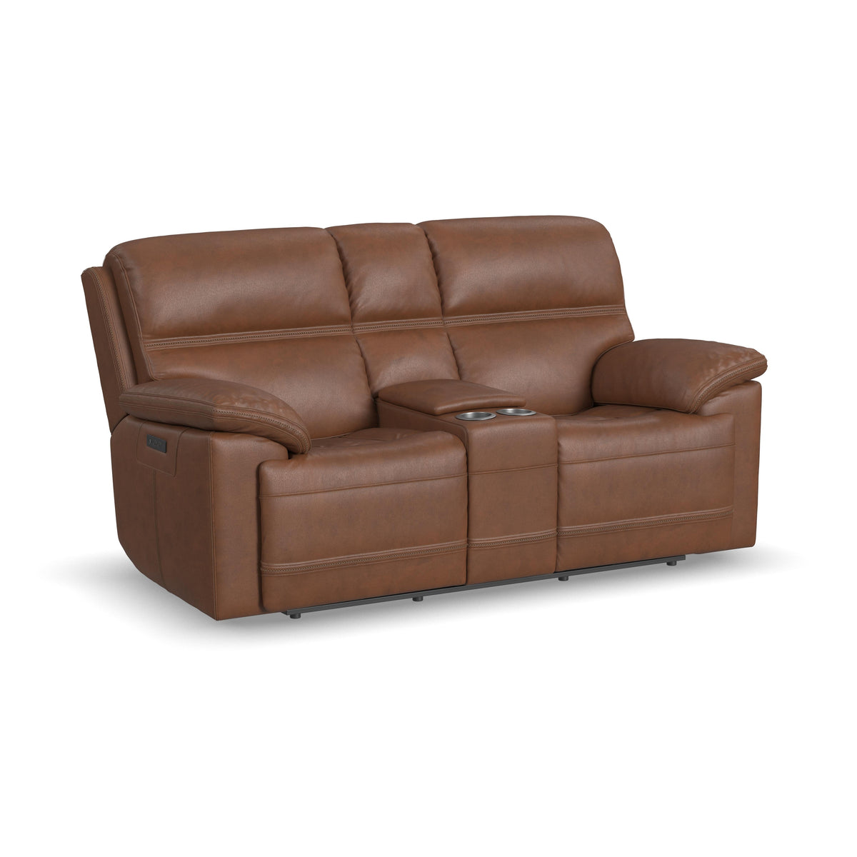 Jackson Power Reclining Loveseat with Console & Power Headrests