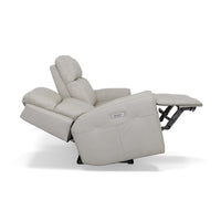 Barnett Power Reclining Sofa with Power Headrests & Lumbar
