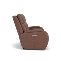Strait Power Reclining Loveseat with Power Headrests