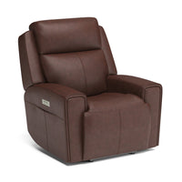 Barnett Power Recliner with Power Headrest & Lumbar
