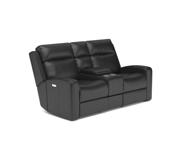 Cody Power Reclining Loveseat with Console & Power Headrests