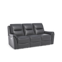 Fallon Power Reclining Sofa with Power Headrests