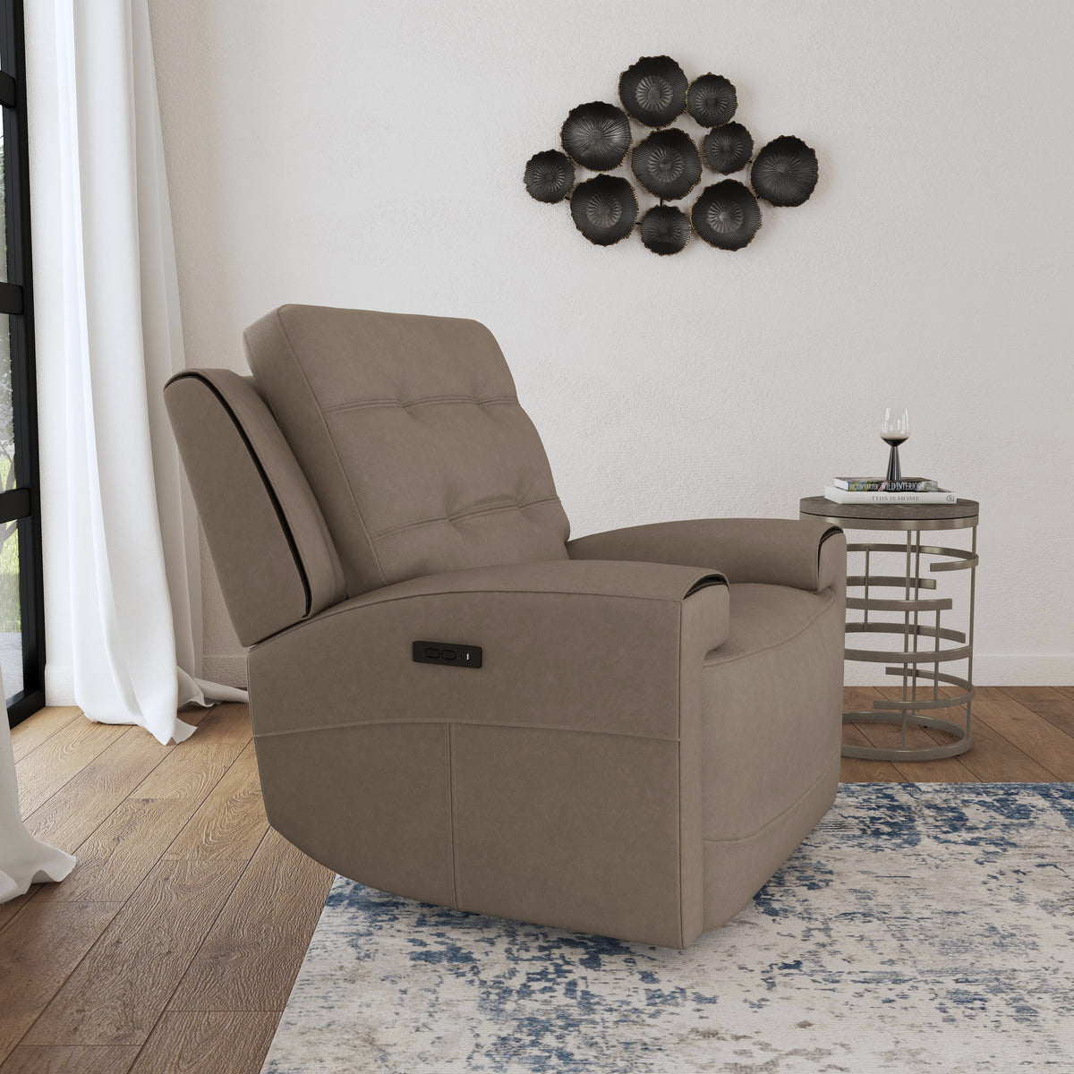 Iris Power Recliner with Power Headrest