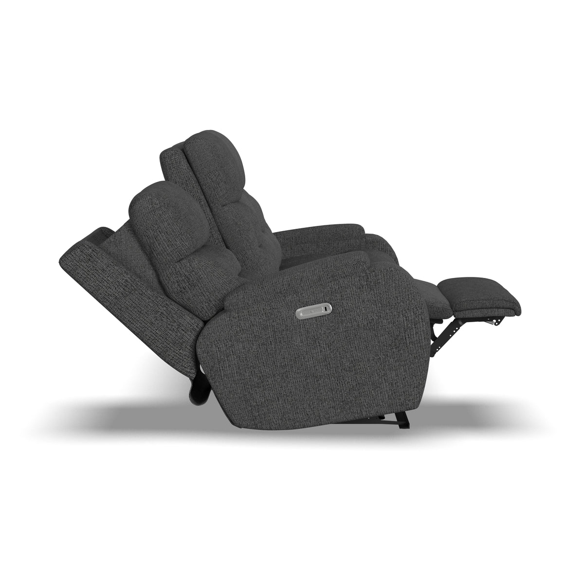 Strait Power Reclining Sofa with Power Headrests