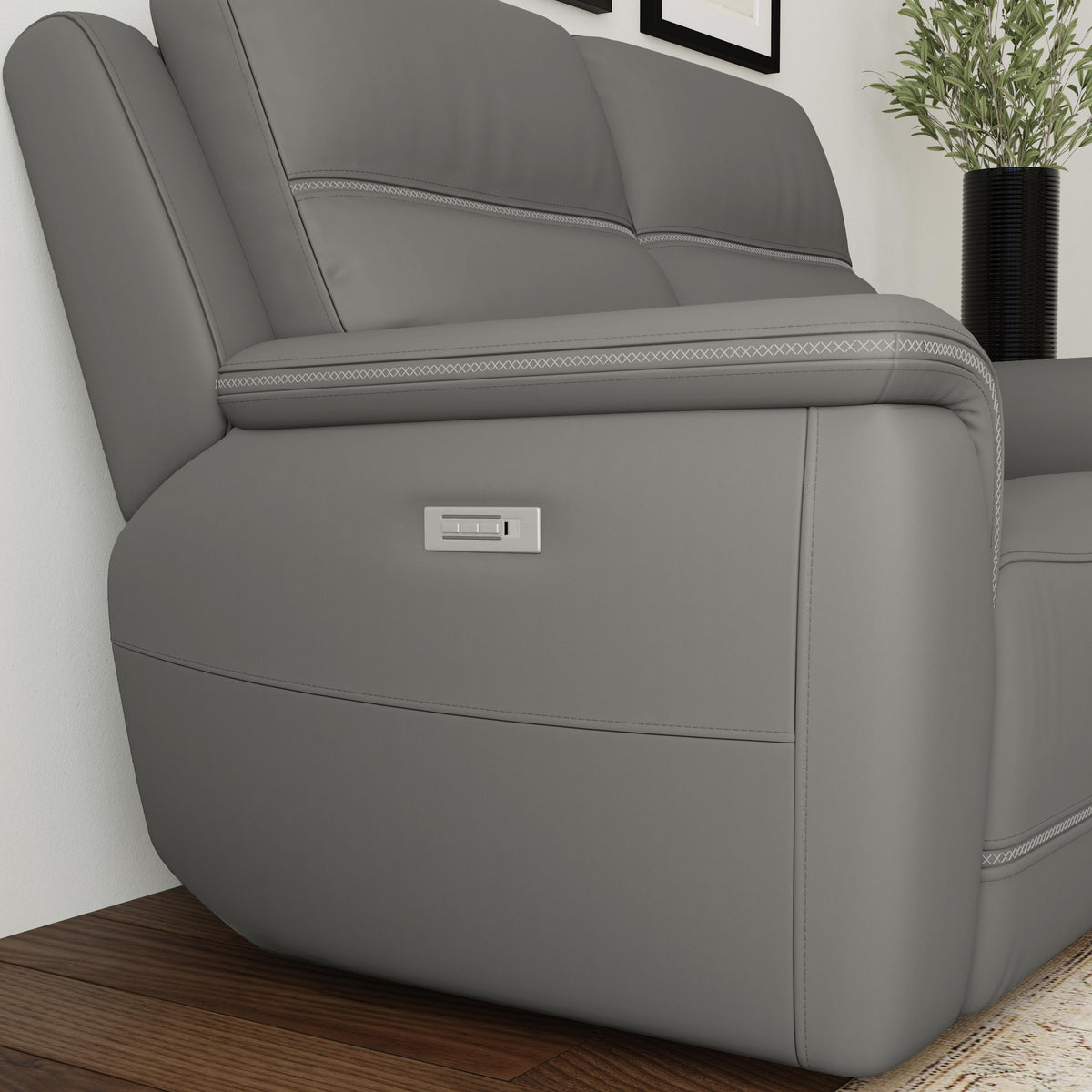 Sawyer Power Reclining Loveseat with Power Headrests & Lumbar