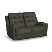 Iris Power Reclining Loveseat with Power Headrests