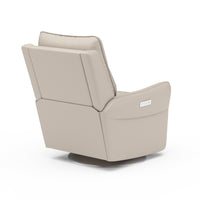 Spin Swivel Power Recliner with Power Headrest & Lumbar