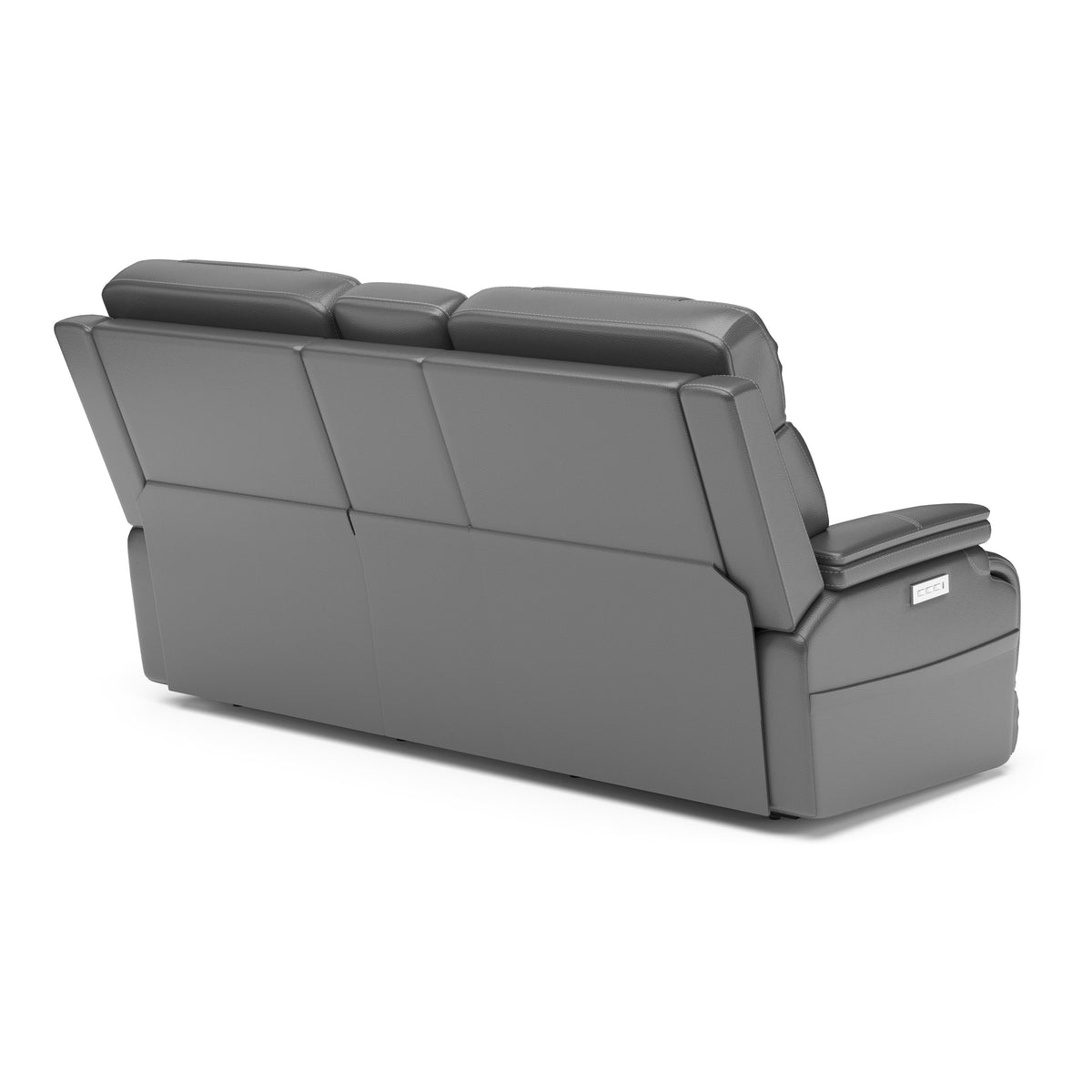Logan Power Reclining Loveseat with Console & Power Headrests & Lumbar