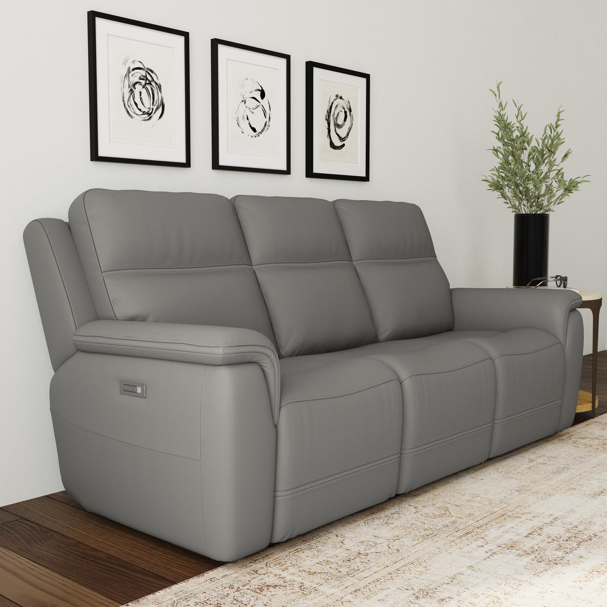 Sawyer Power Reclining Sofa with Power Headrests & Lumbar