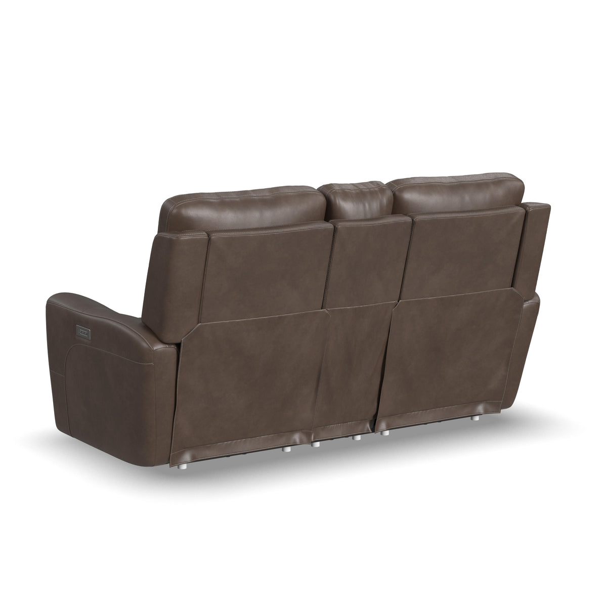 Power Reclining Loveseat with Console & Power Headrests & Lumbar