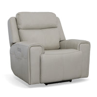 Barnett Power Recliner with Power Headrest & Lumbar