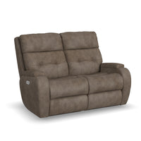 Strait Power Reclining Loveseat with Power Headrests