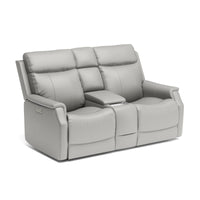 Easton Power Reclining Loveseat with Console & Power Headrests & Lumbar