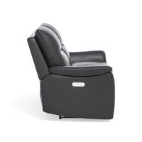 Fallon Power Reclining Loveseat with Power Headrests