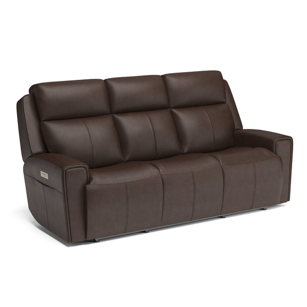 Barnett Power Reclining Sofa with Power Headrests & Lumbar