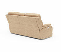 Logan Power Reclining Loveseat with Console & Power Headrests & Lumbar