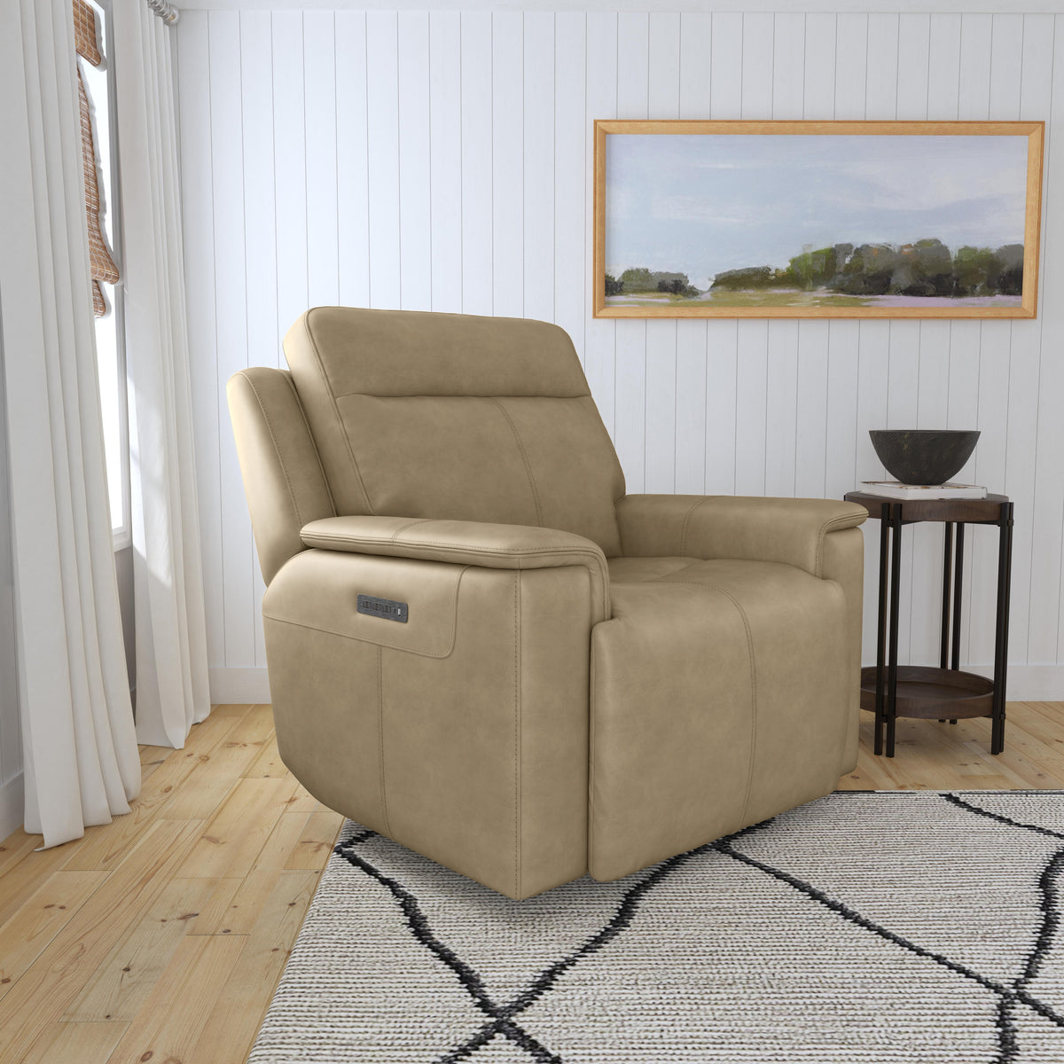 Odell Power Recliner with Power Headrest & Lumbar