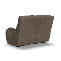 Strait Power Reclining Loveseat with Power Headrests