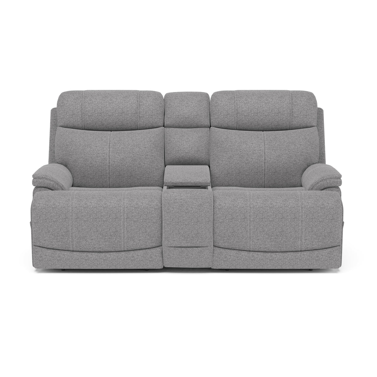 Logan Power Reclining Loveseat with Console & Power Headrests & Lumbar