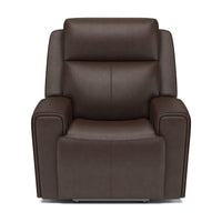 Barnett Power Recliner with Power Headrest & Lumbar