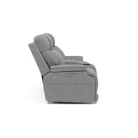 Logan Power Reclining Loveseat with Console & Power Headrests & Lumbar