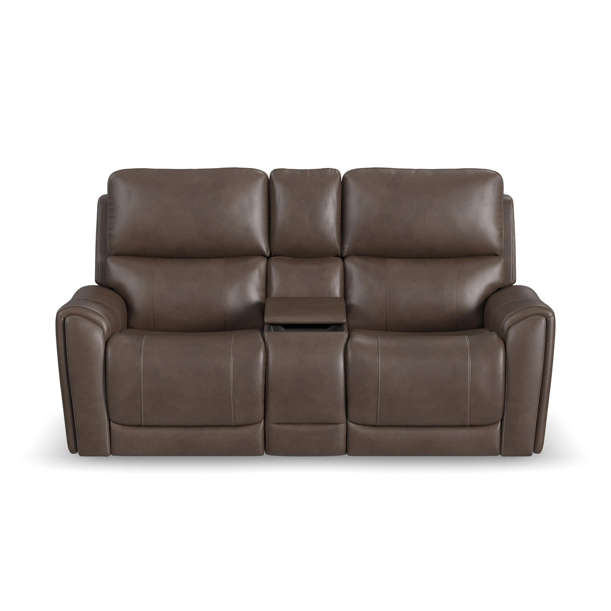 Power Reclining Loveseat with Console & Power Headrests & Lumbar