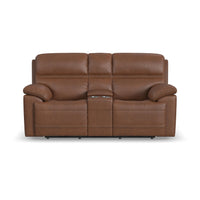 Jackson Power Reclining Loveseat with Console & Power Headrests