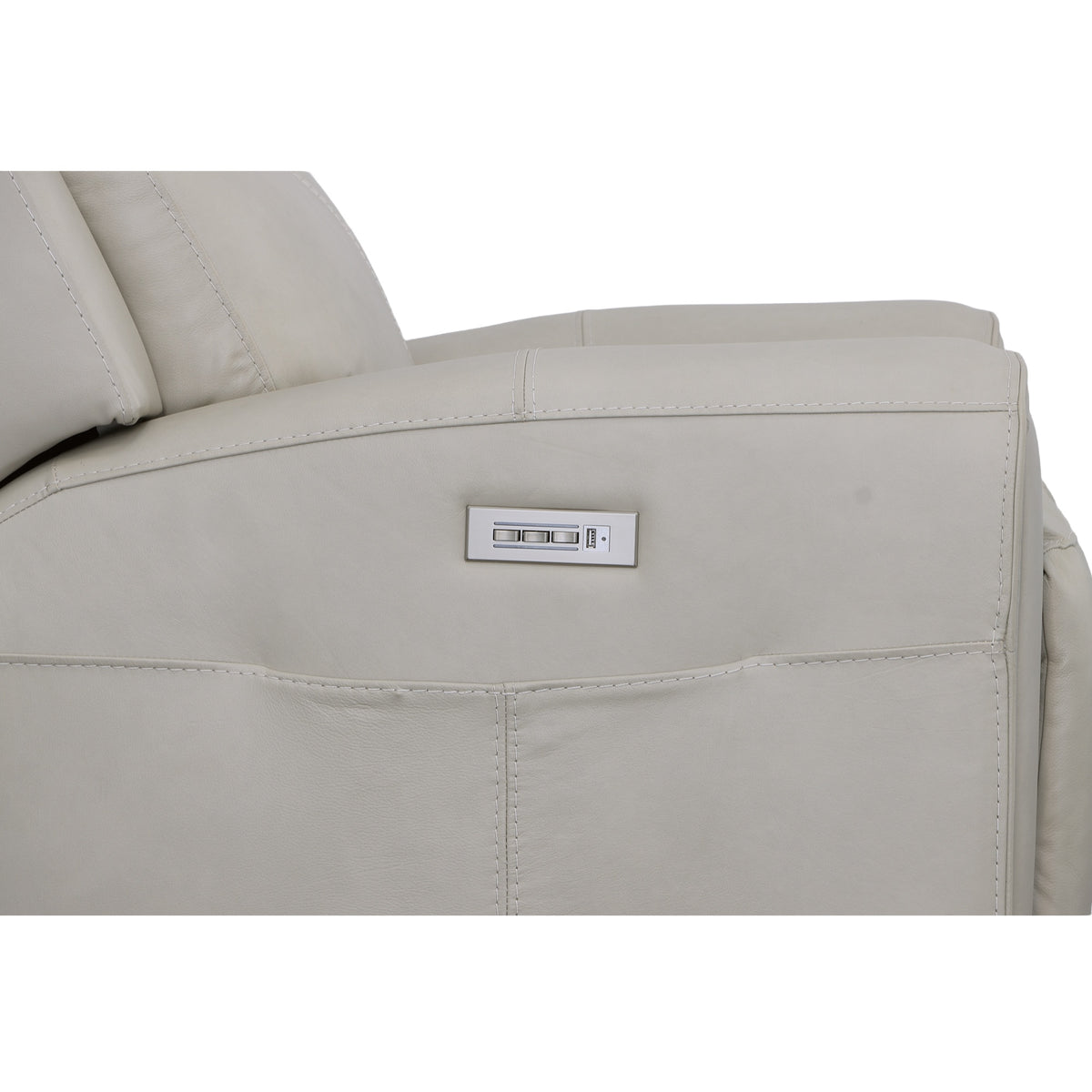 Barnett Power Recliner with Power Headrest & Lumbar