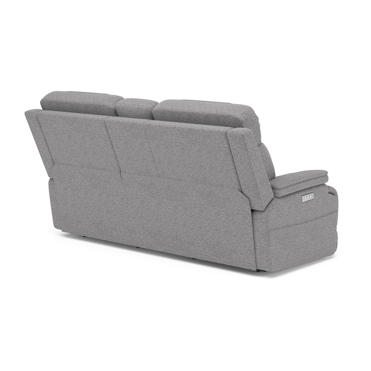 Logan Power Reclining Loveseat with Console & Power Headrests & Lumbar