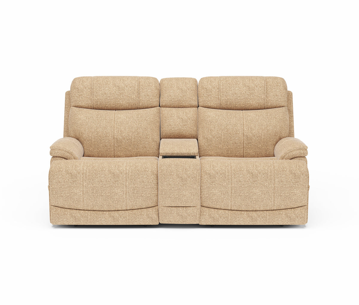 Logan Power Reclining Loveseat with Console & Power Headrests & Lumbar