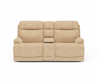 Logan Power Reclining Loveseat with Console & Power Headrests & Lumbar
