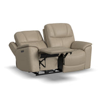 Crew Power Reclining Loveseat with Power Headrests & Lumbar