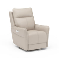 Spin Swivel Power Recliner with Power Headrest & Lumbar
