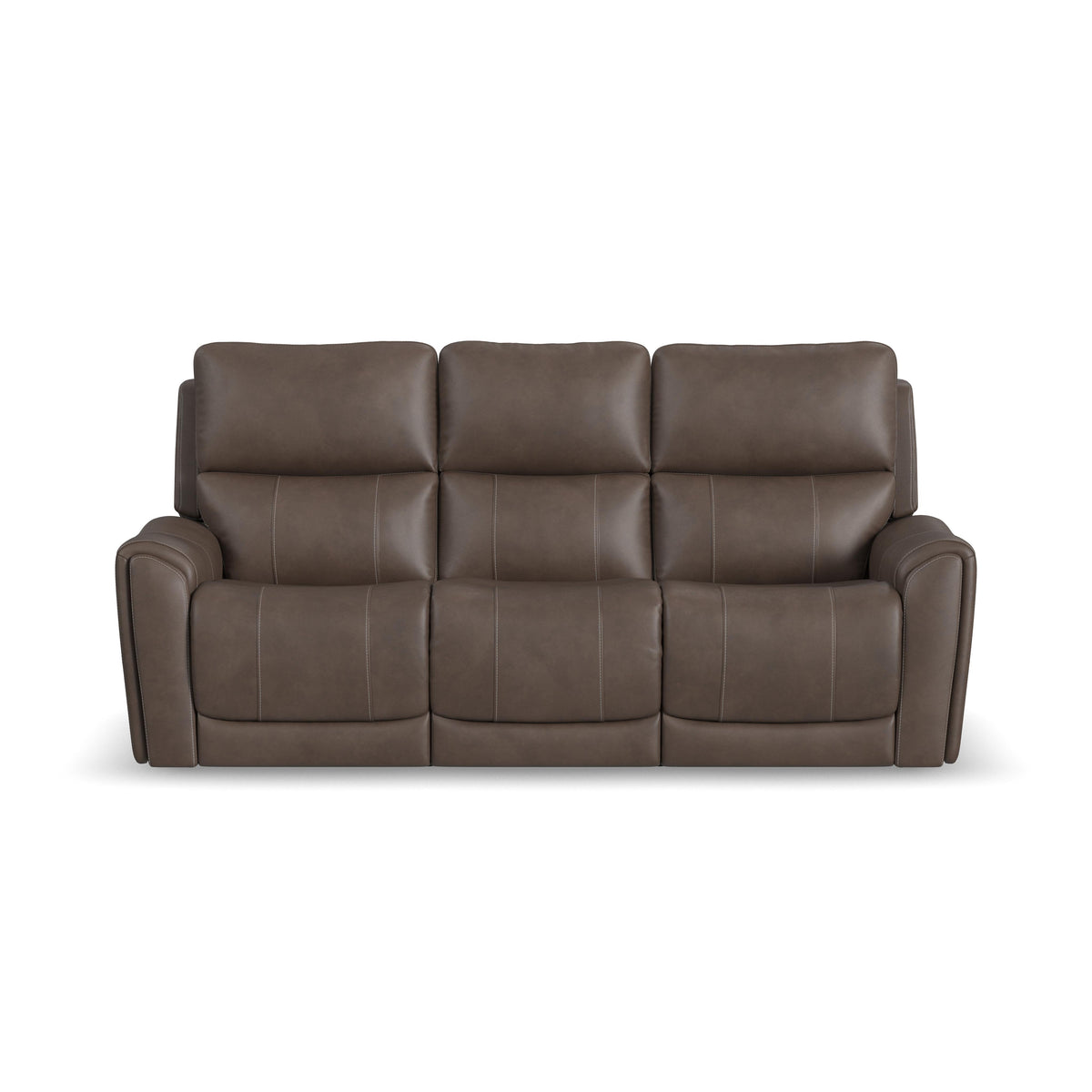 Power Reclining Sofa with Console & Power Headrests & Lumbar