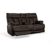 Clive Power Reclining Loveseat with Console & Power Headrests & Lumbar