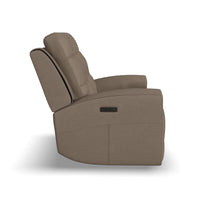 Iris Power Reclining Loveseat with Power Headrests