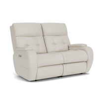 Strait Power Reclining Loveseat with Power Headrests