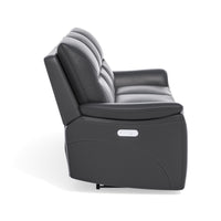Fallon Power Reclining Sofa with Power Headrests