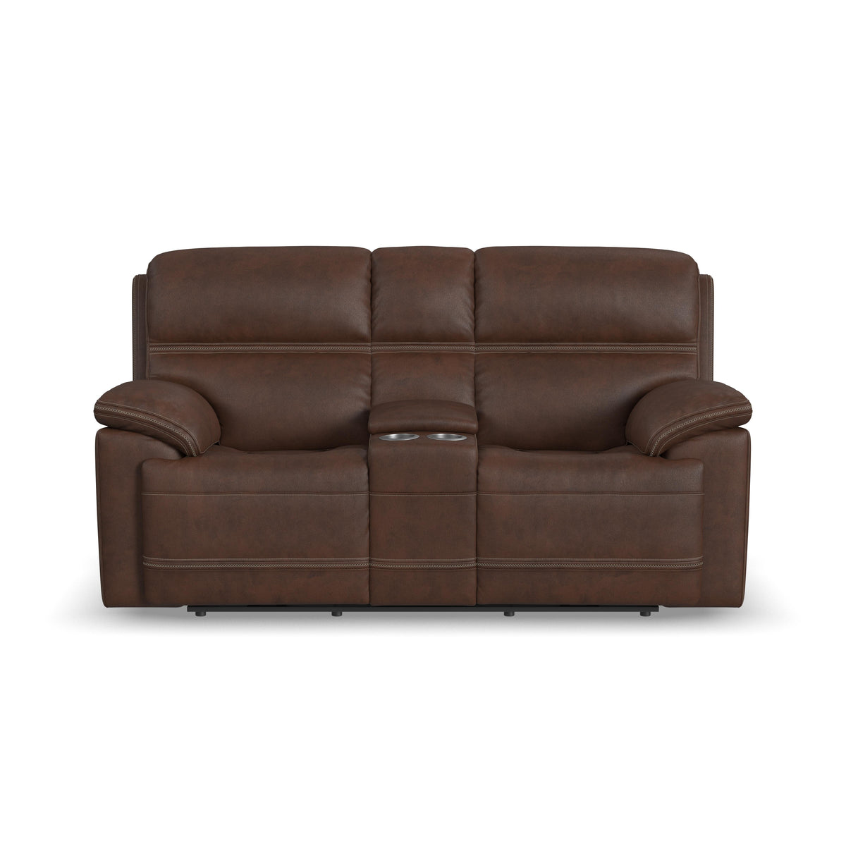 Jackson Power Reclining Loveseat with Console & Power Headrests