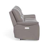 Fallon Power Reclining Sofa with Power Headrests
