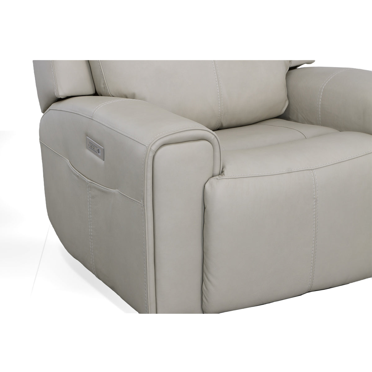 Barnett Power Recliner with Power Headrest & Lumbar